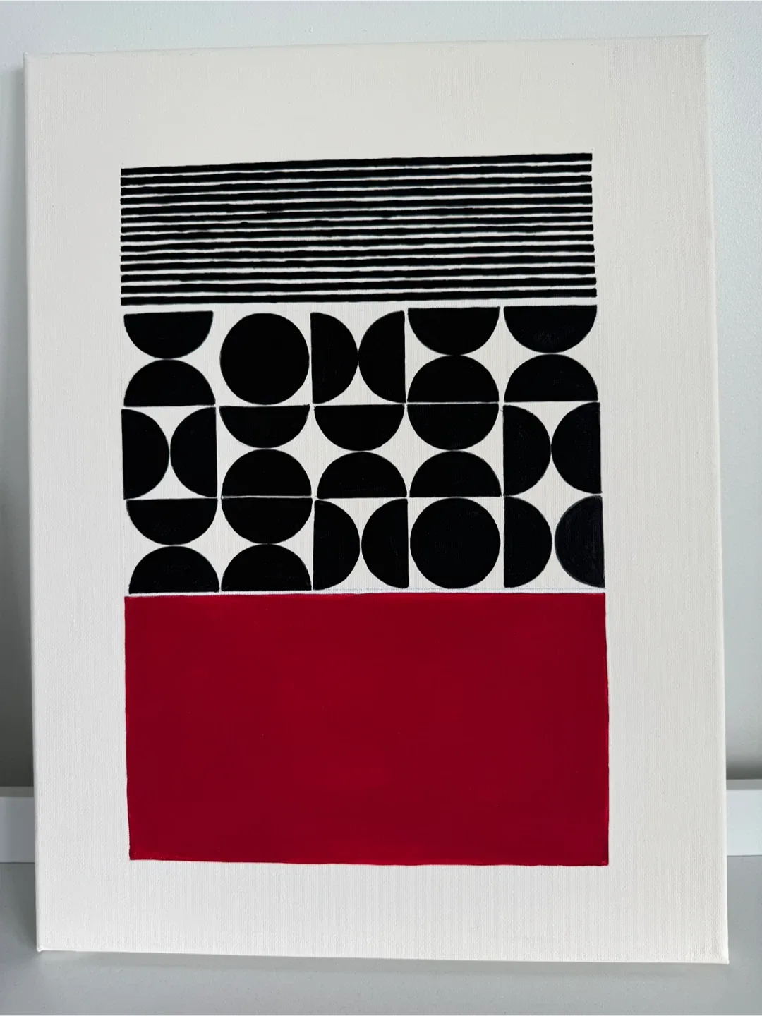 Abstract Geometric Canvas Painting image indicator(6)