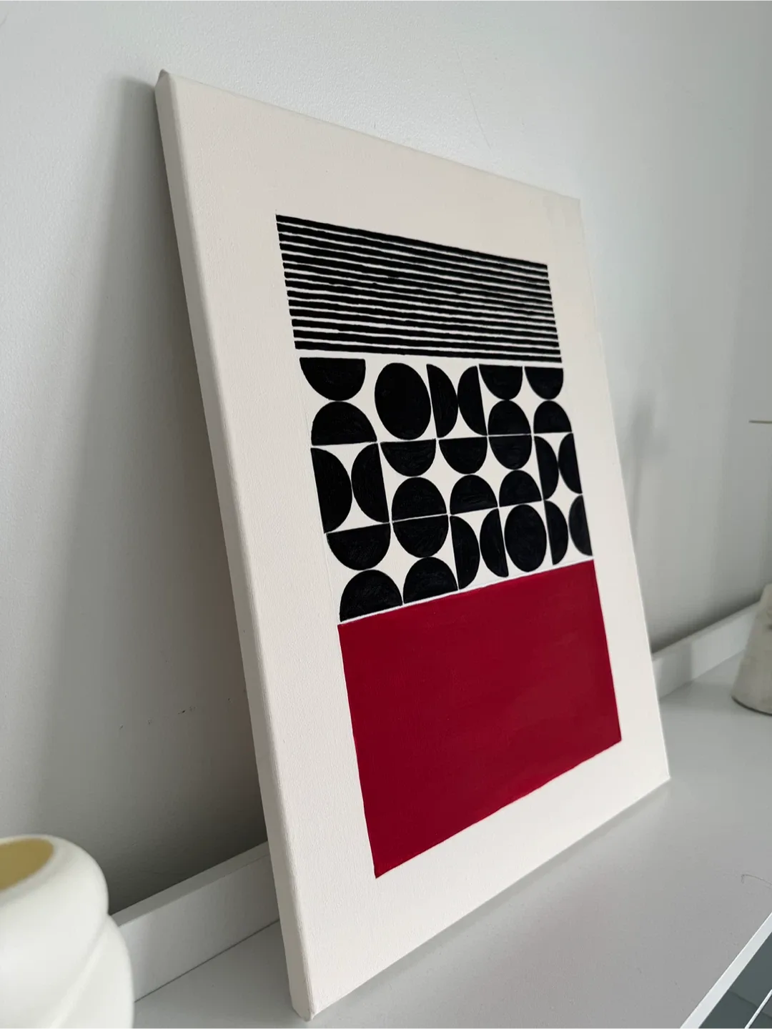 Abstract Geometric Canvas Painting image indicator(2)