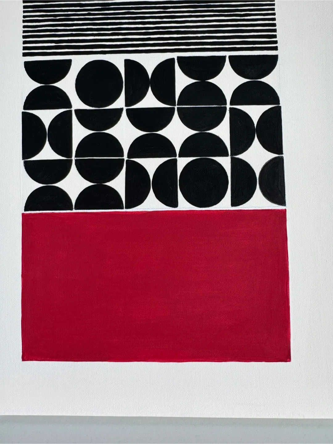 Abstract Geometric Canvas Painting image indicator(5)