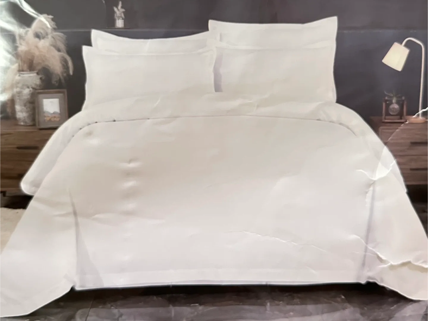 Brand New 7-Piece King Size Bedding Set (CAN DELIVER) image indicator(2)