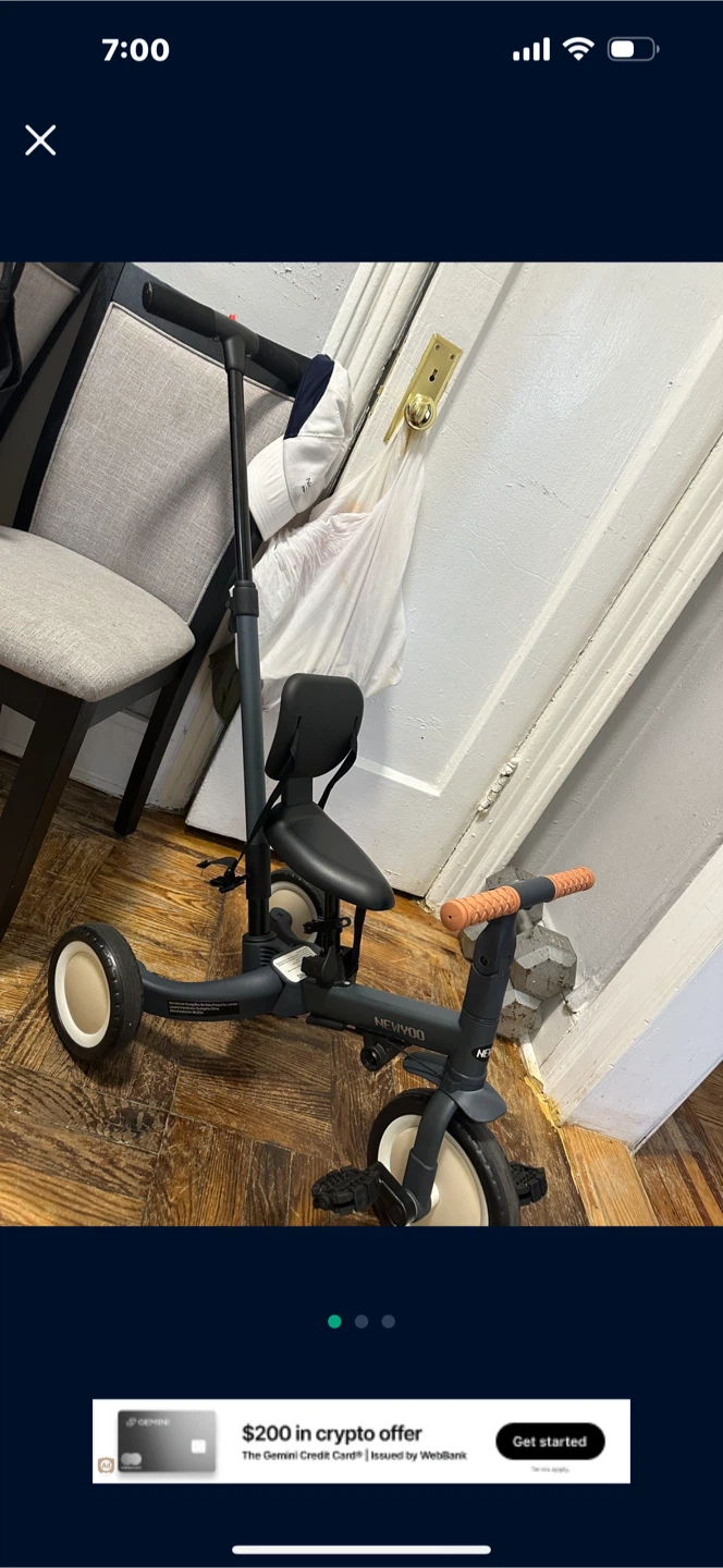 HEYVOG Kids Tricycle - Like New!