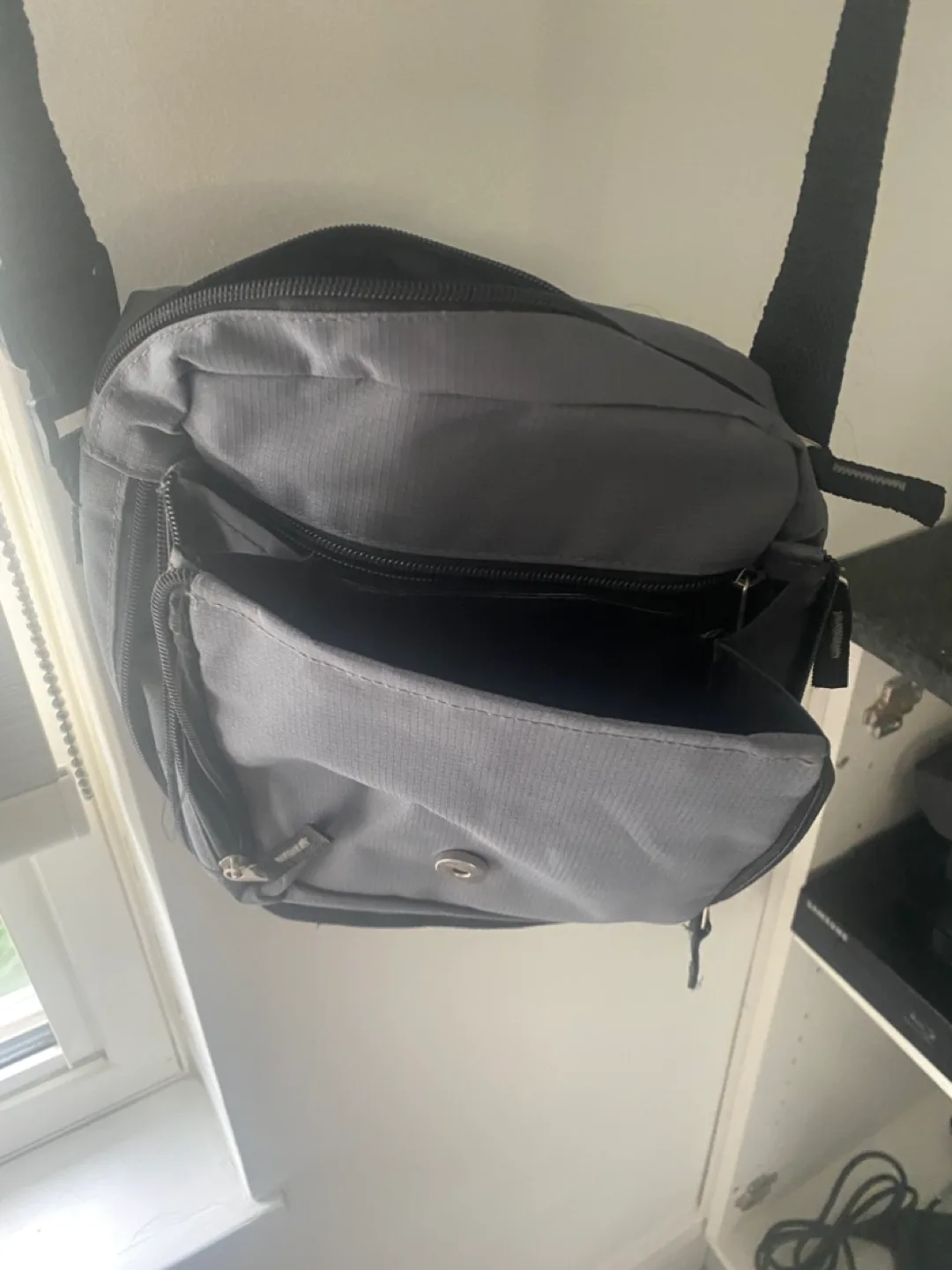 Roots Grey Crossbody Bag image indicator(2)