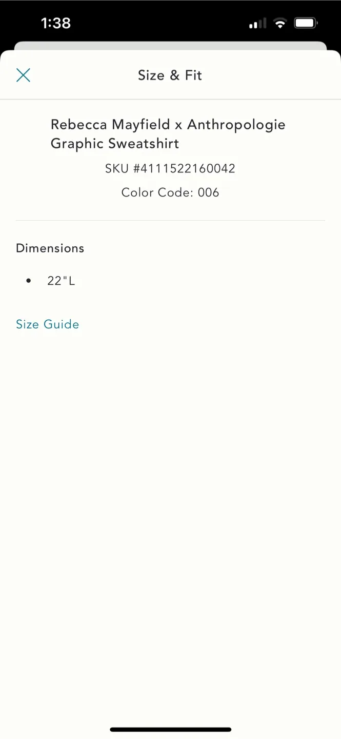 BNWT Anthropologie Sweatshirt XS Petite & L Petite image indicator(5)