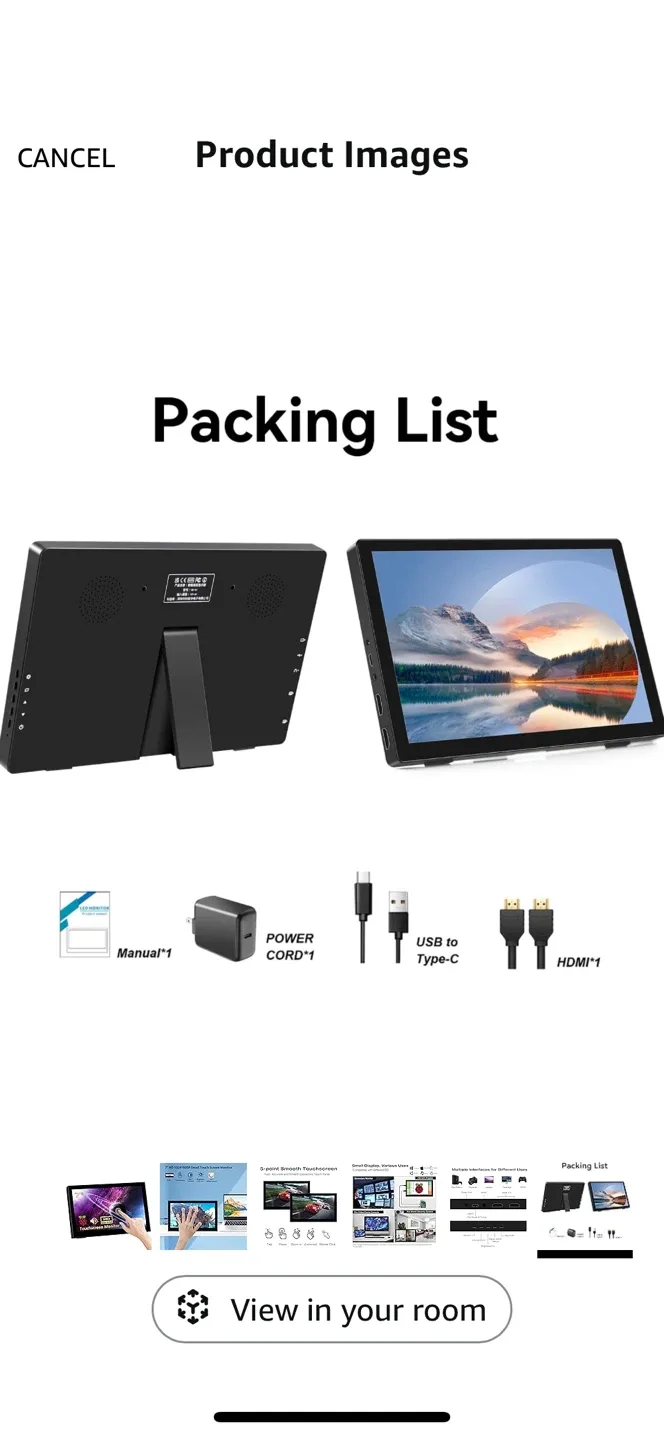 7 inch Touchscreen Mini Monitor image indicator(6)