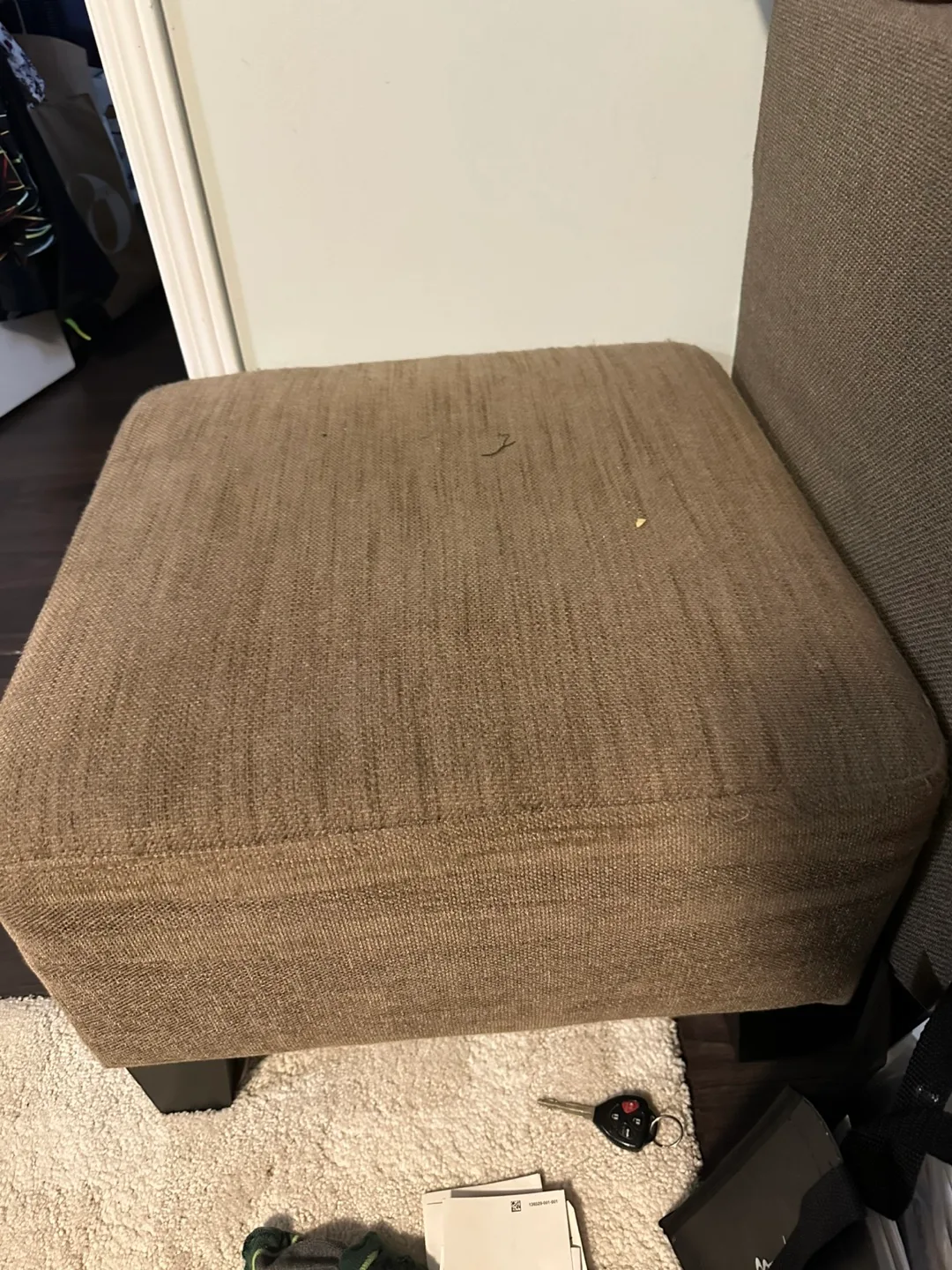 Beige Armchair and foot rest image indicator(4)