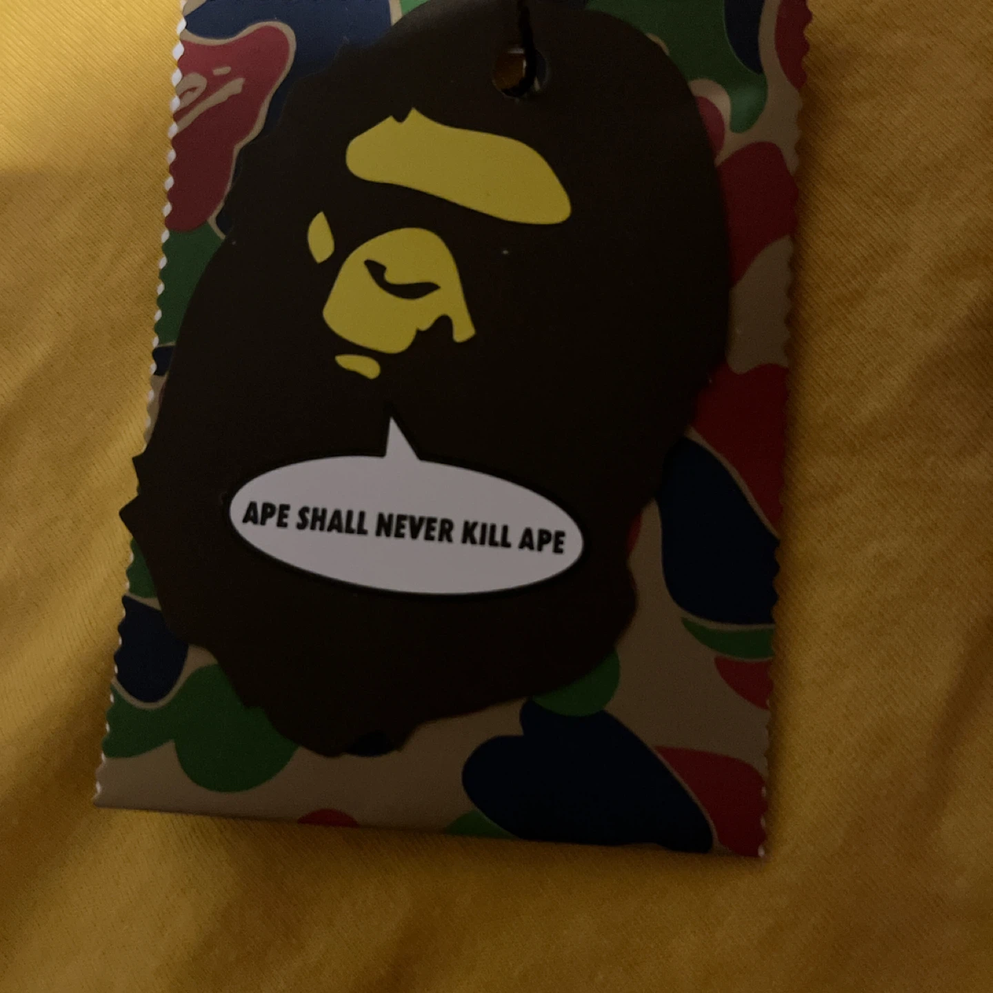 A Bathing Ape (BAPE) Yellow Tee - Size L - photo 3