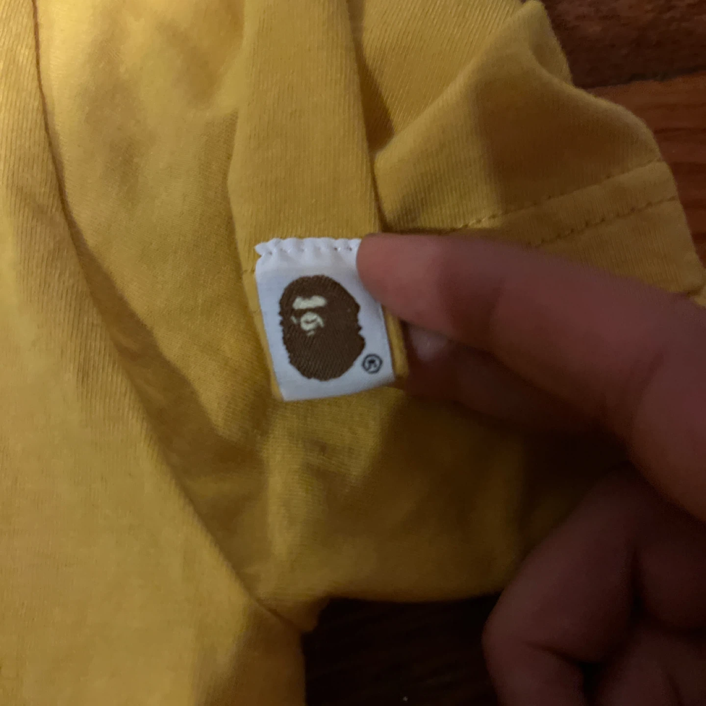 A Bathing Ape (BAPE) Yellow Tee - Size L - photo 5