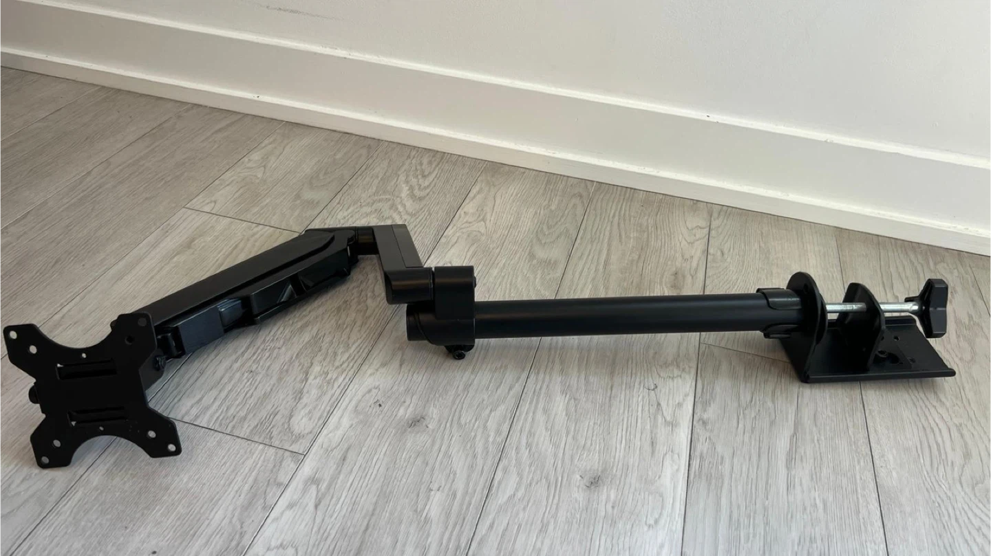 Black Monitor Arm Mount