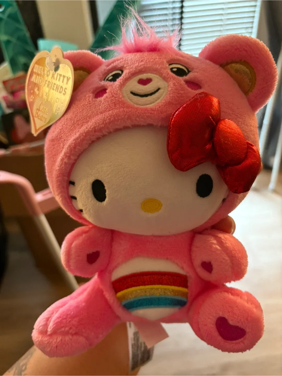 Hello Kitty x Care Bears Cheer Bear Plush thumbnail
