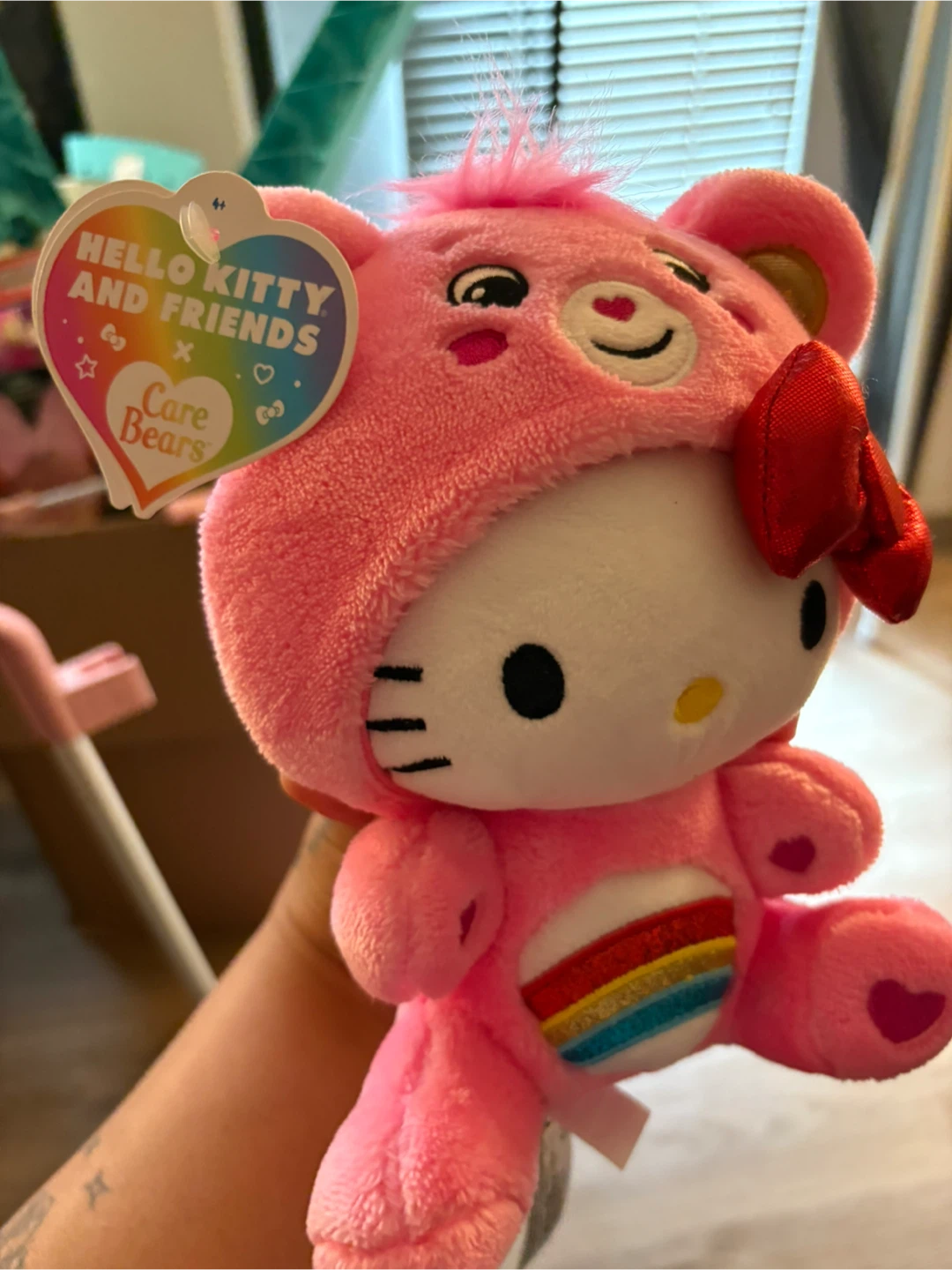 Hello Kitty x Care Bears Cheer Bear Plush - photo 2