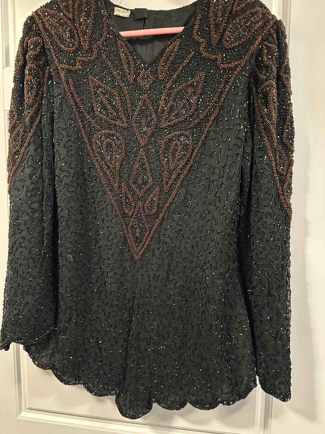 Vintage Beaded Blouse image indicator(2)