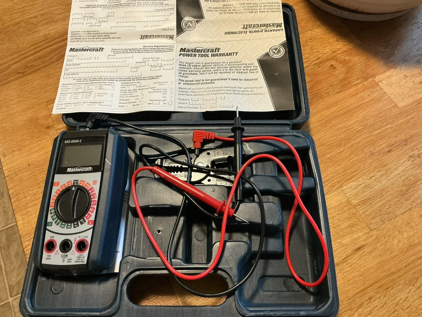 Mastercraft Digital Multimeter 052-0060-2