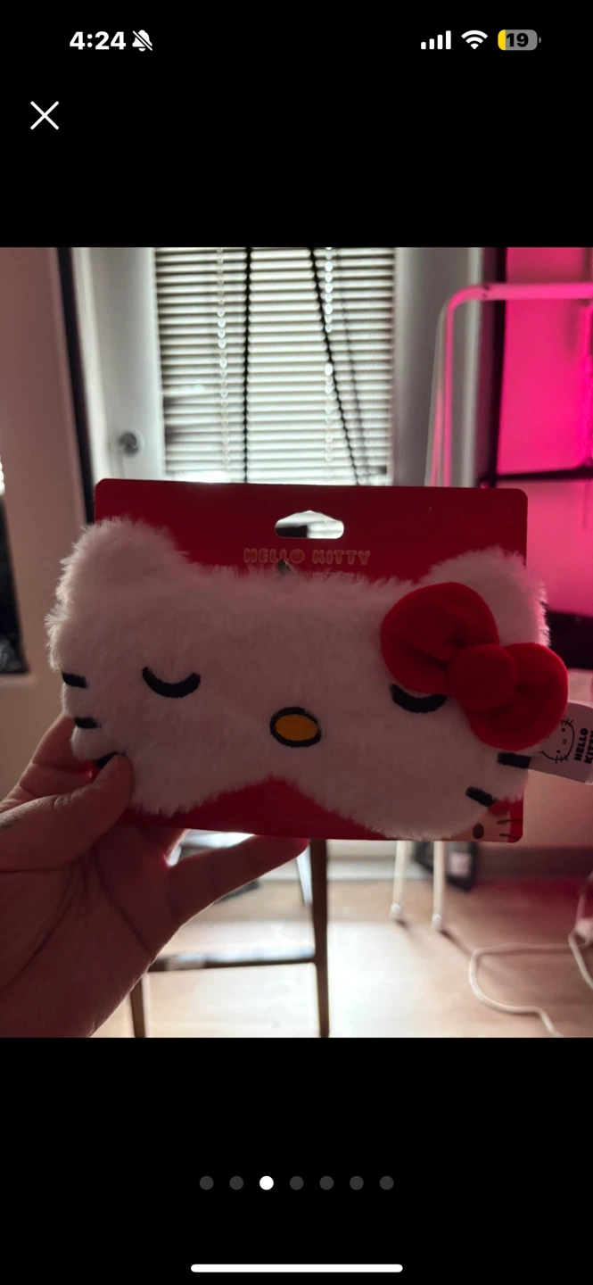 Hello Kitty Plush Pencil Case - New