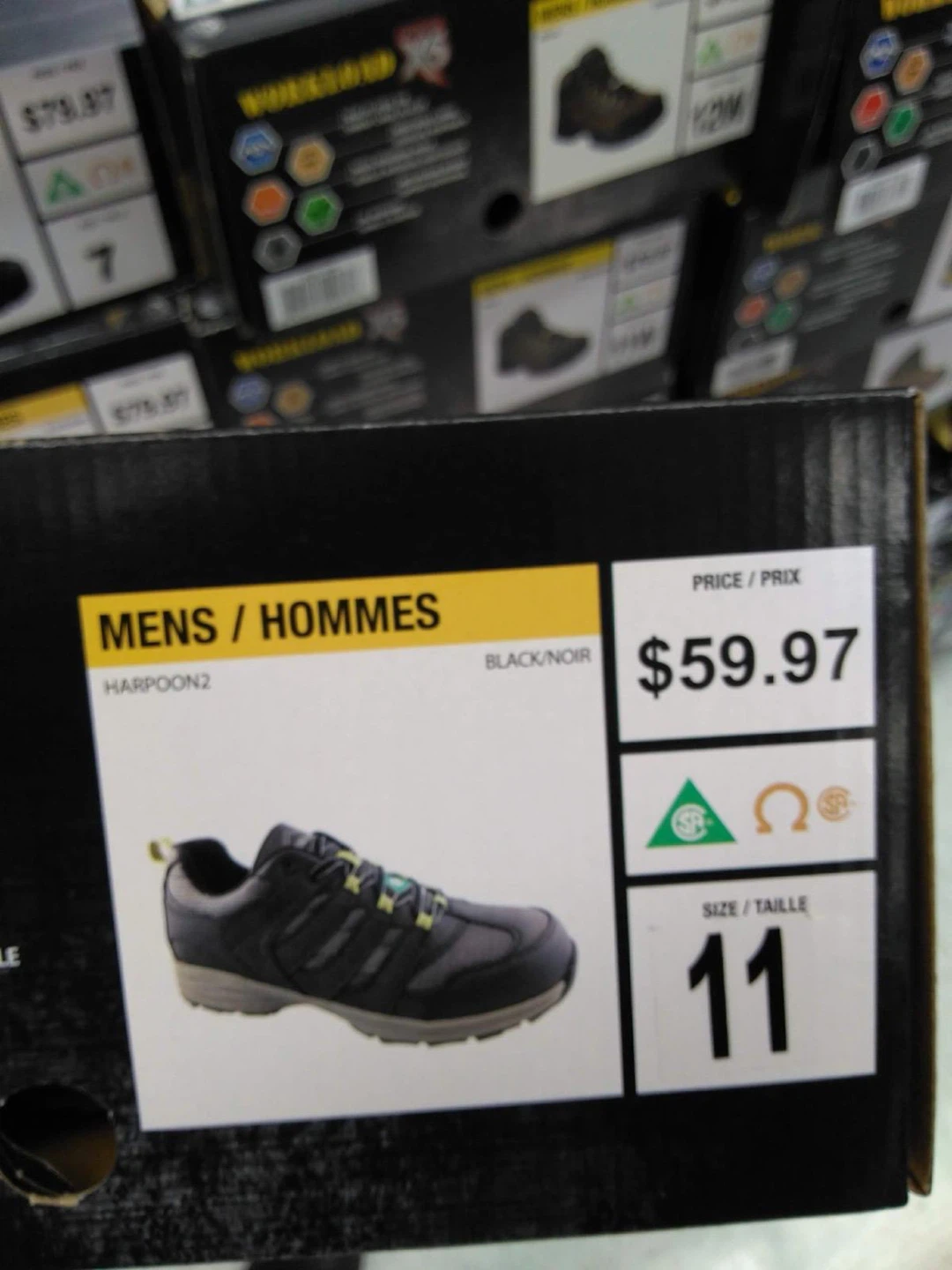 Workload Harpoon2 Men's Safety Shoes - Size 11
