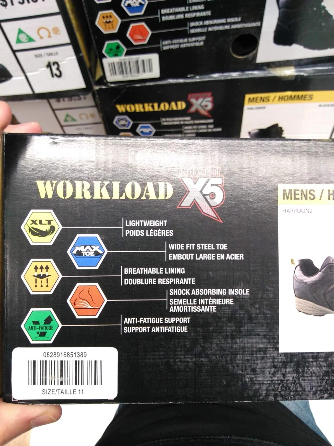 Workload Harpoon2 Men's Safety Shoes - Size 11 - photo 4