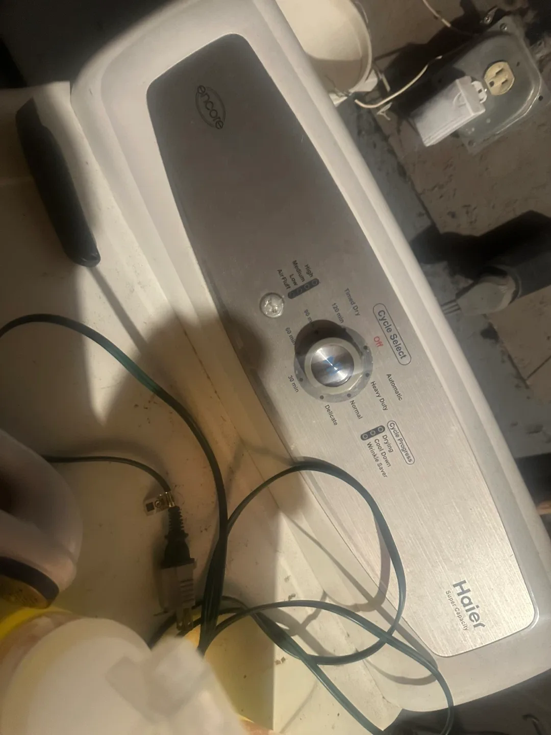 Haier Encore Washer image indicator(3)