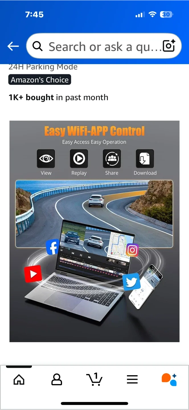 4K+1080P Dash Cam Front and Rear image indicator(5)