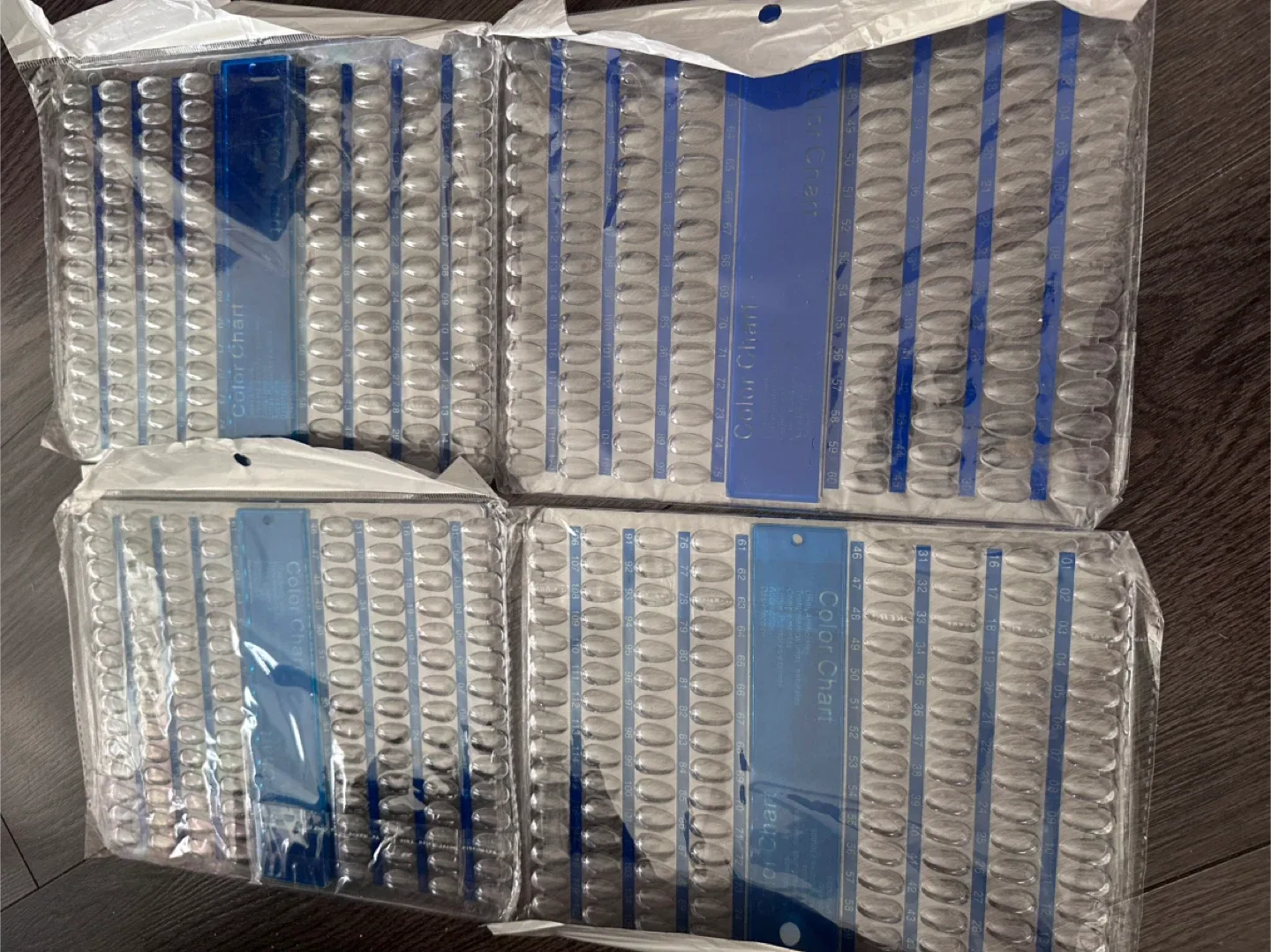 Nail Polish Color Chart Display - 4 Pieces image indicator(2)