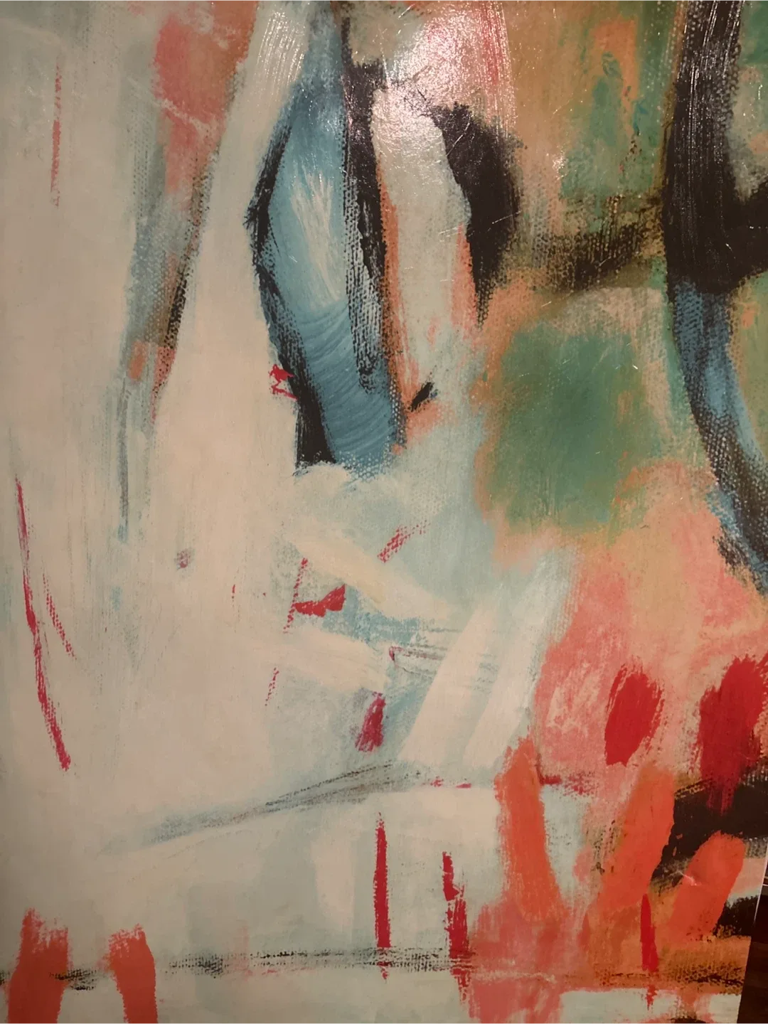 Large Abstract Painting on Canvas 4 x 6 ft image indicator(4)