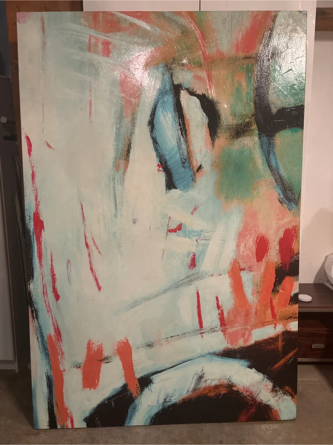 Large Abstract Painting on Canvas 4 x 6 ft image indicator(2)