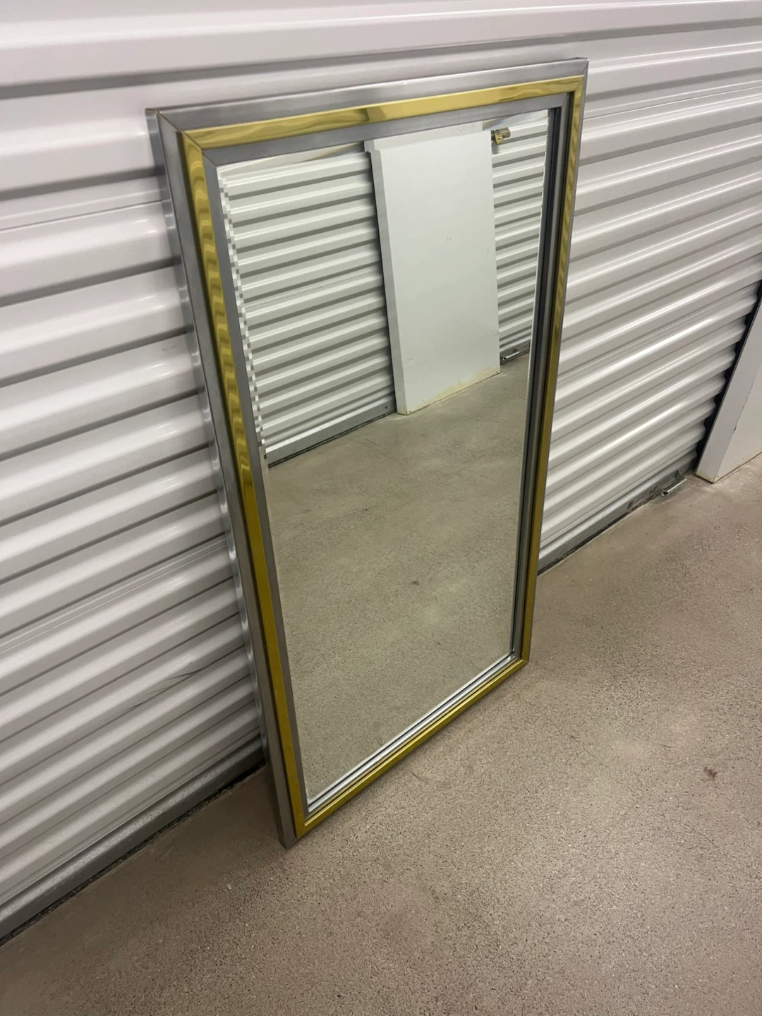 Framed Wall Mirror - Gold & Silver - photo 2