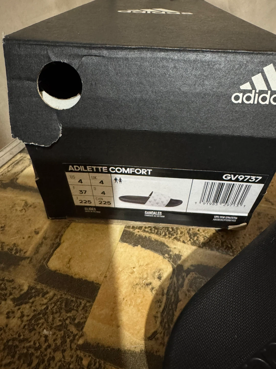 Adidas Adilette Comfort Slides - Size 4 US size 7 - photo 3