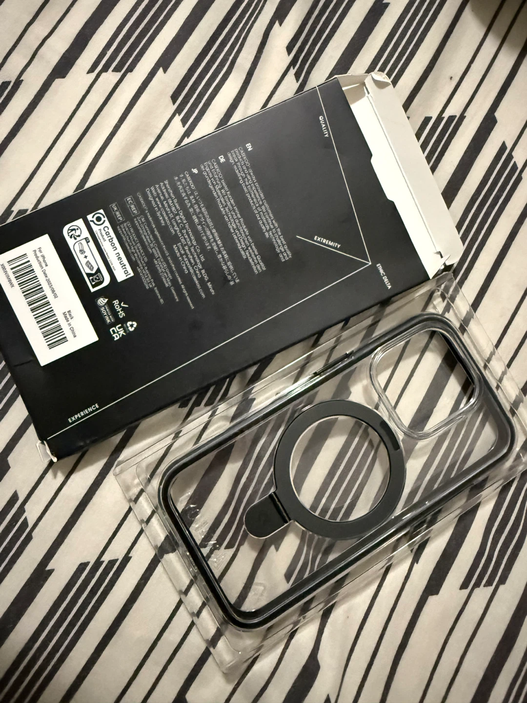 CASEKOO iPhone Case - Black, New