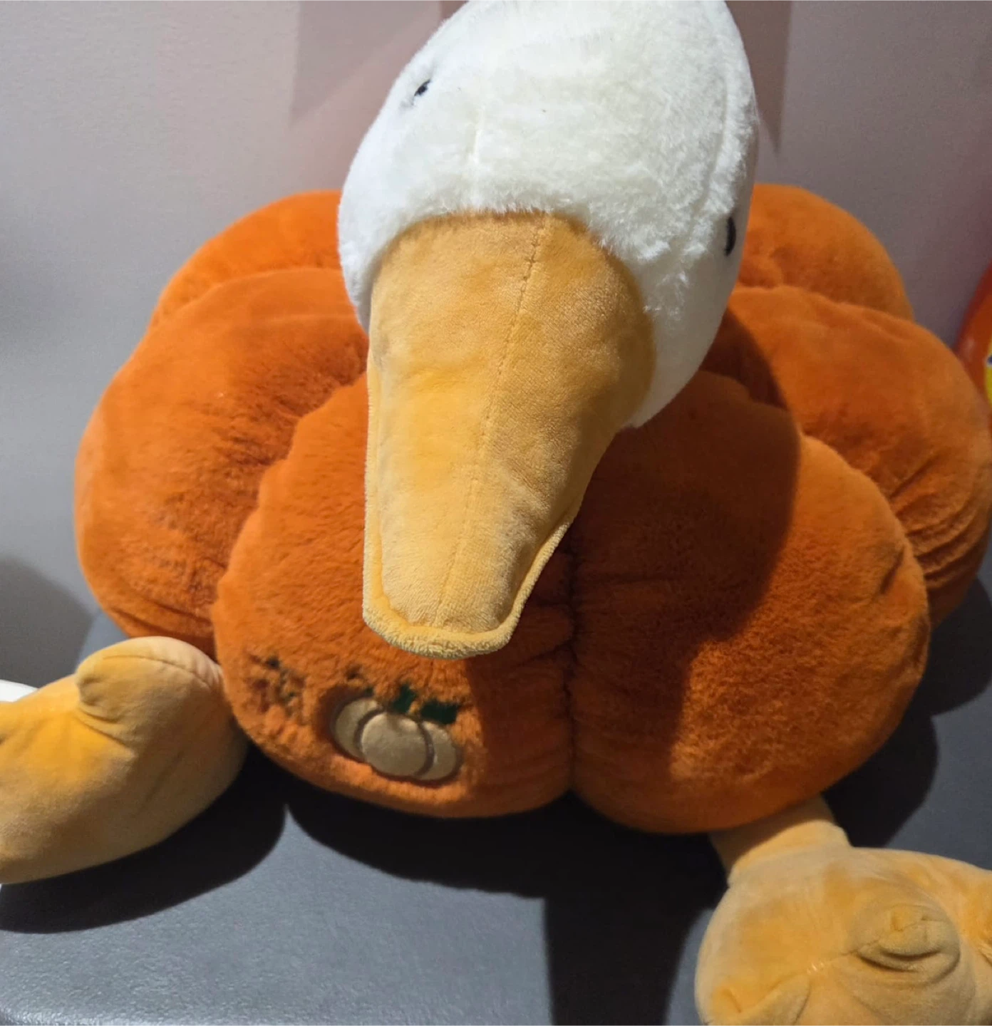 Pumpkin Duck Plush Toy - photo 2