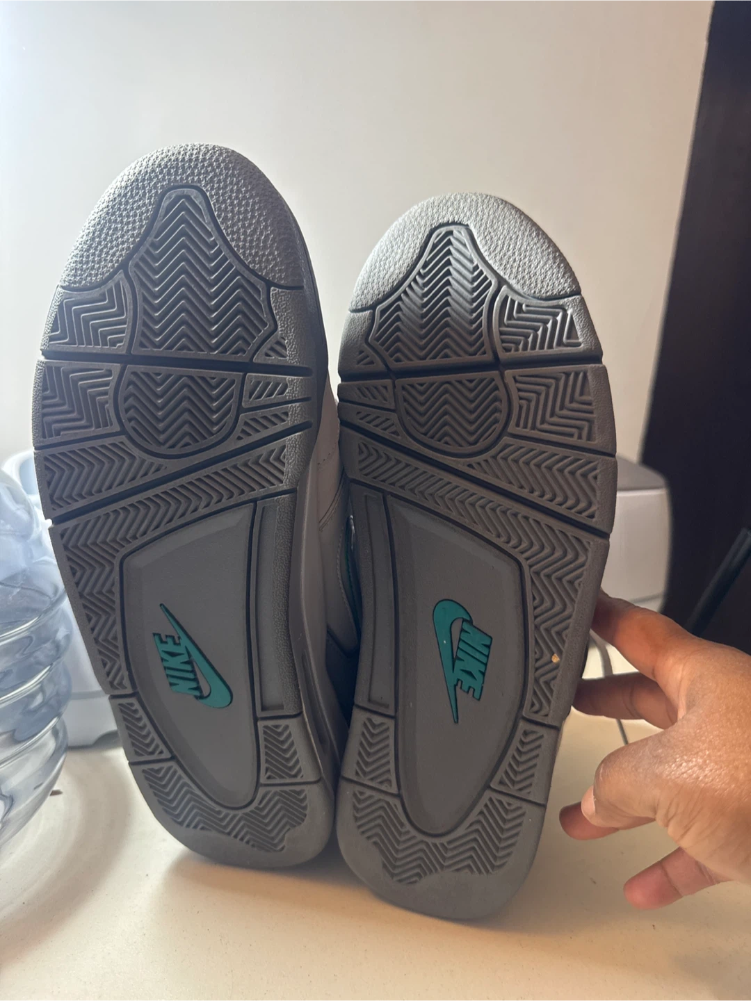 Nike Flight Legacy Gray/Teal Sneakers - photo 4