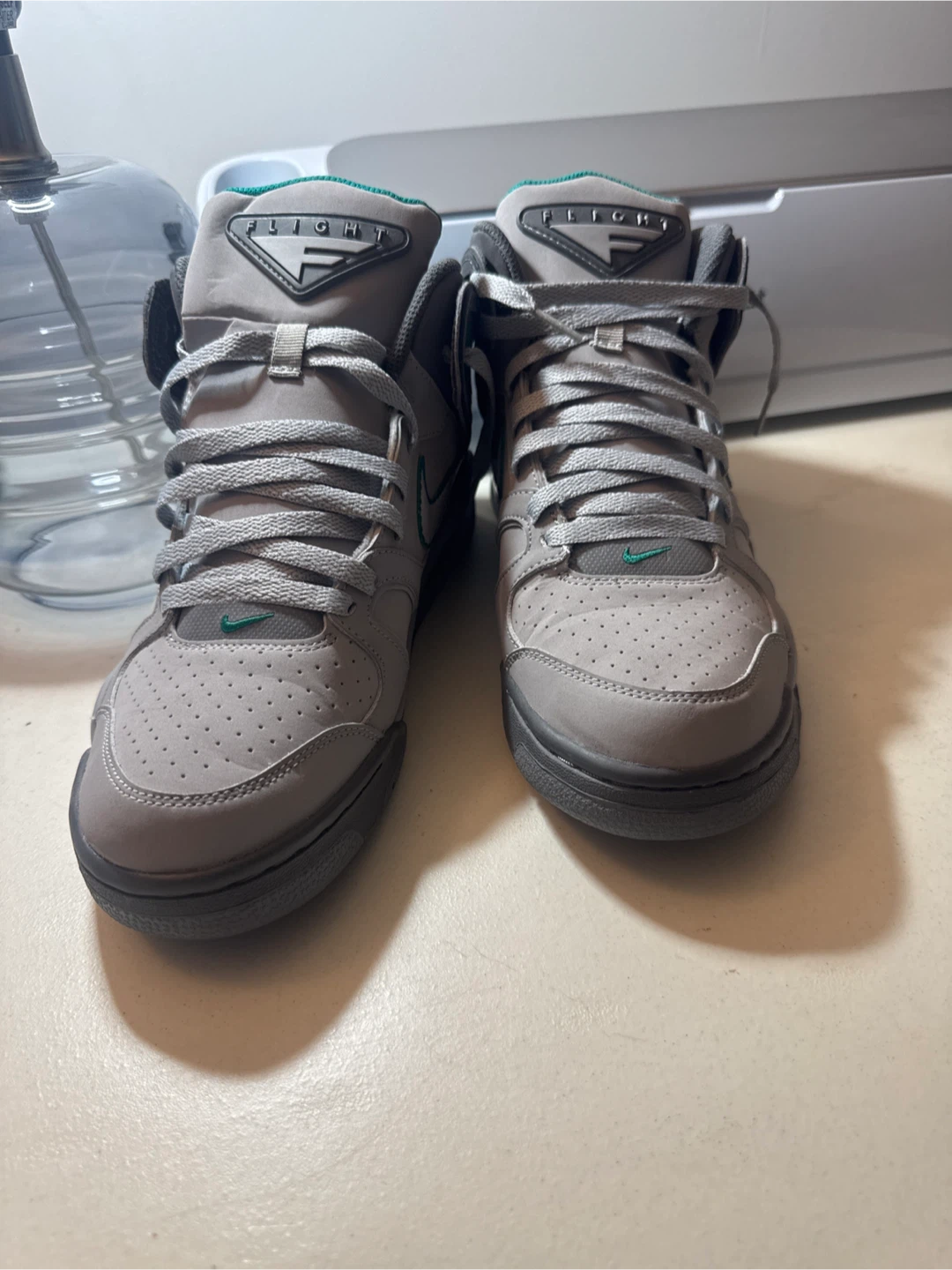 Nike Flight Legacy Gray/Teal Sneakers - photo 2