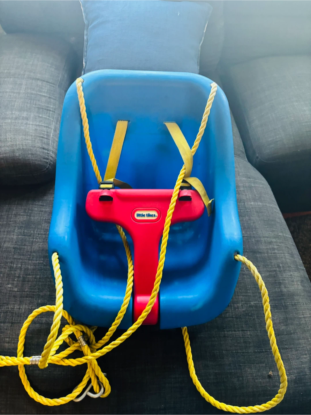 Little Tikes Blue & Red Baby Swing