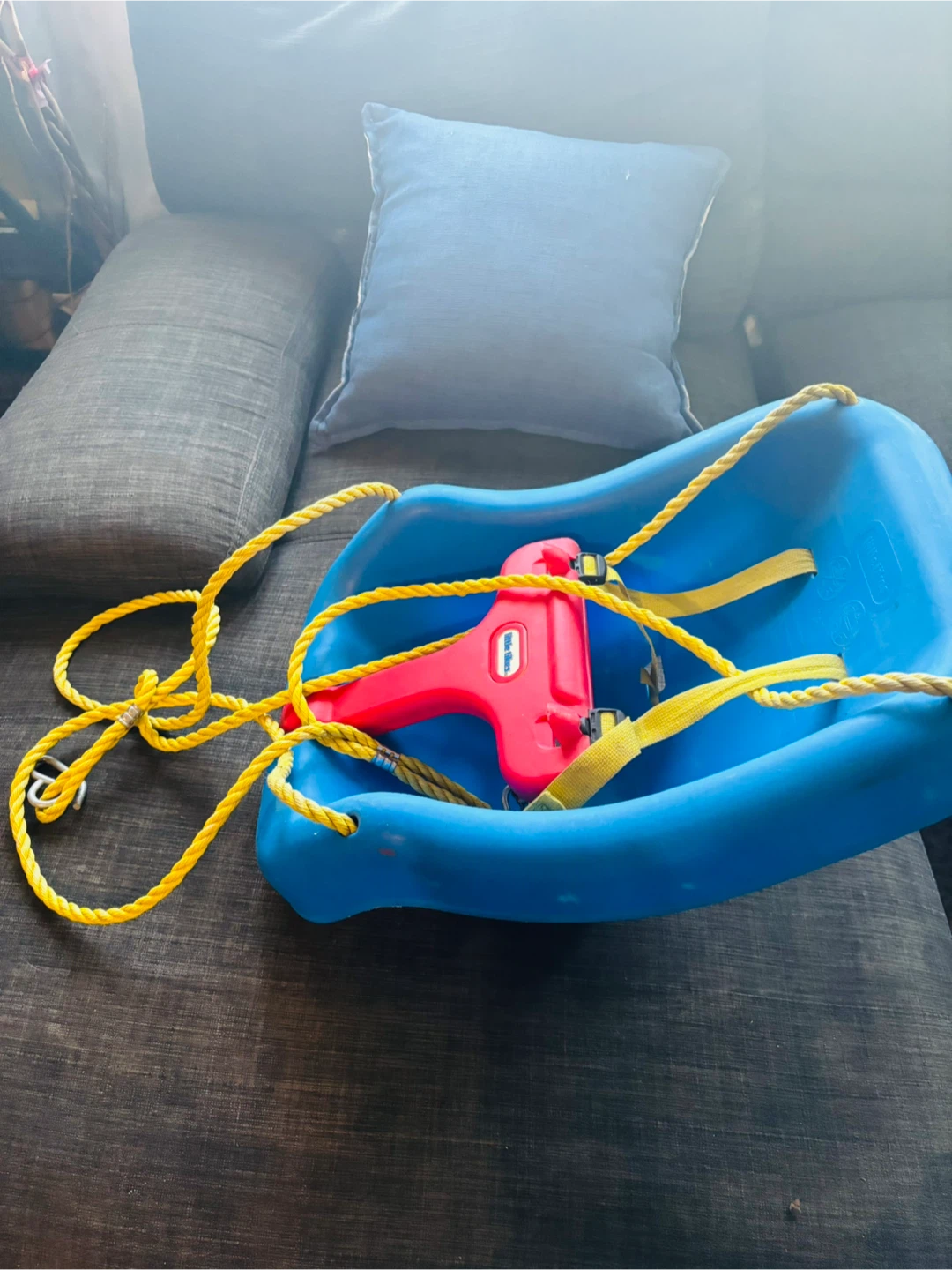 Little Tikes Blue & Red Baby Swing - photo 2