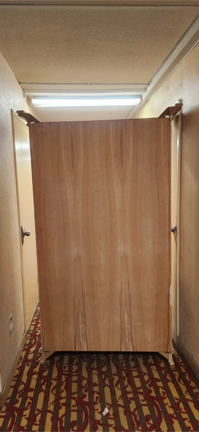 Italian Luxury Vintage Modenese Adriano Wooden Display Cabinet image indicator(2)