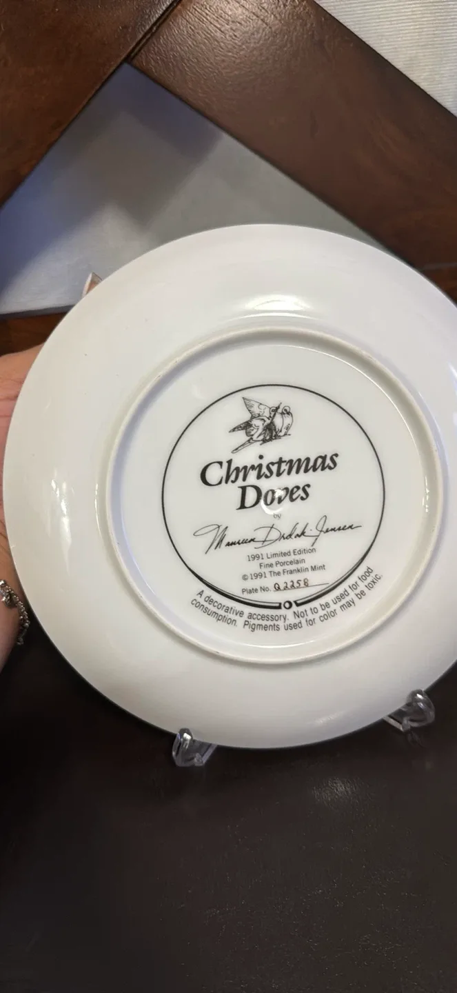 Christmas dove vintage