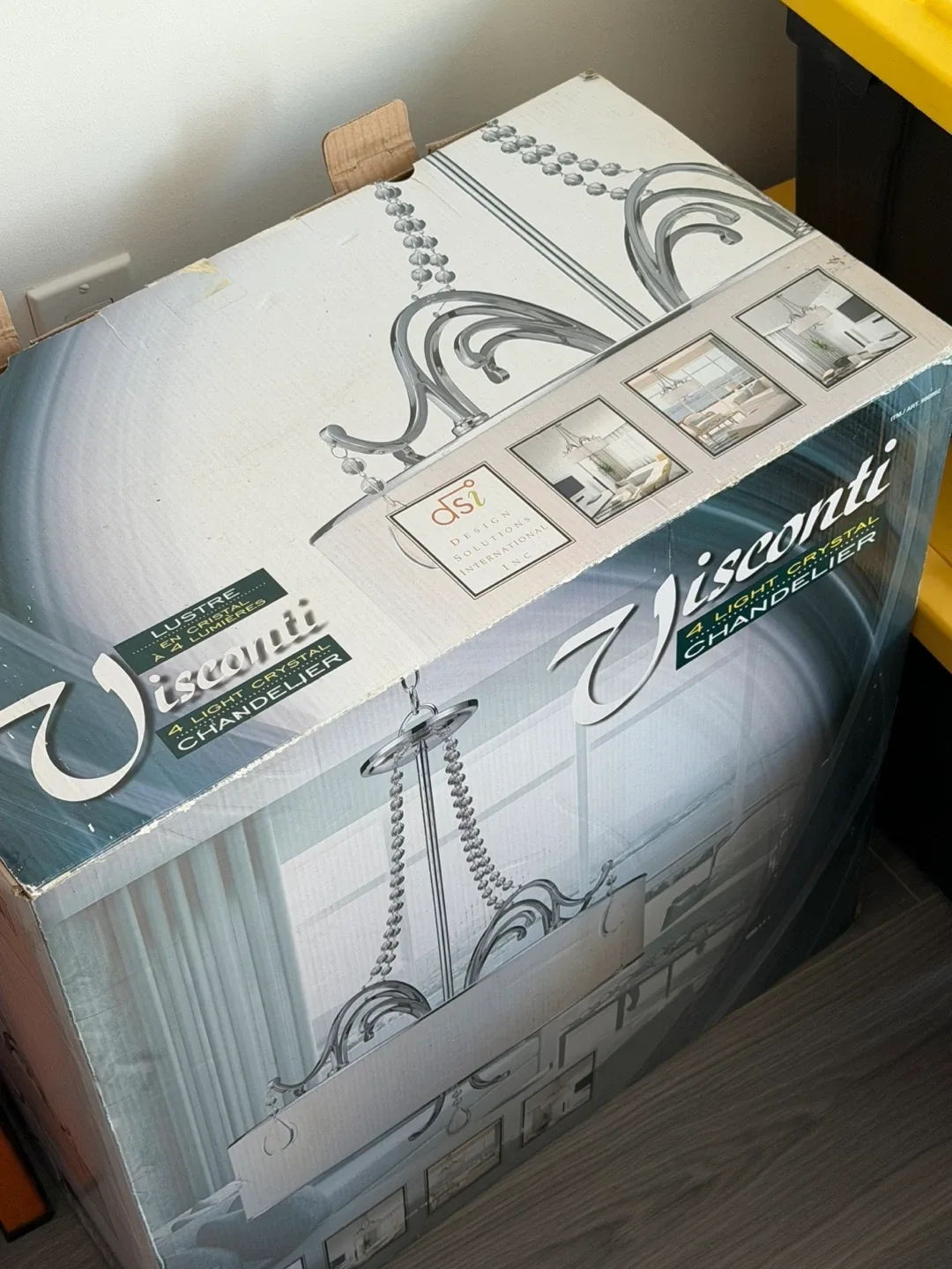 Visconti 4 Light Crystal Chandelier image indicator(2)