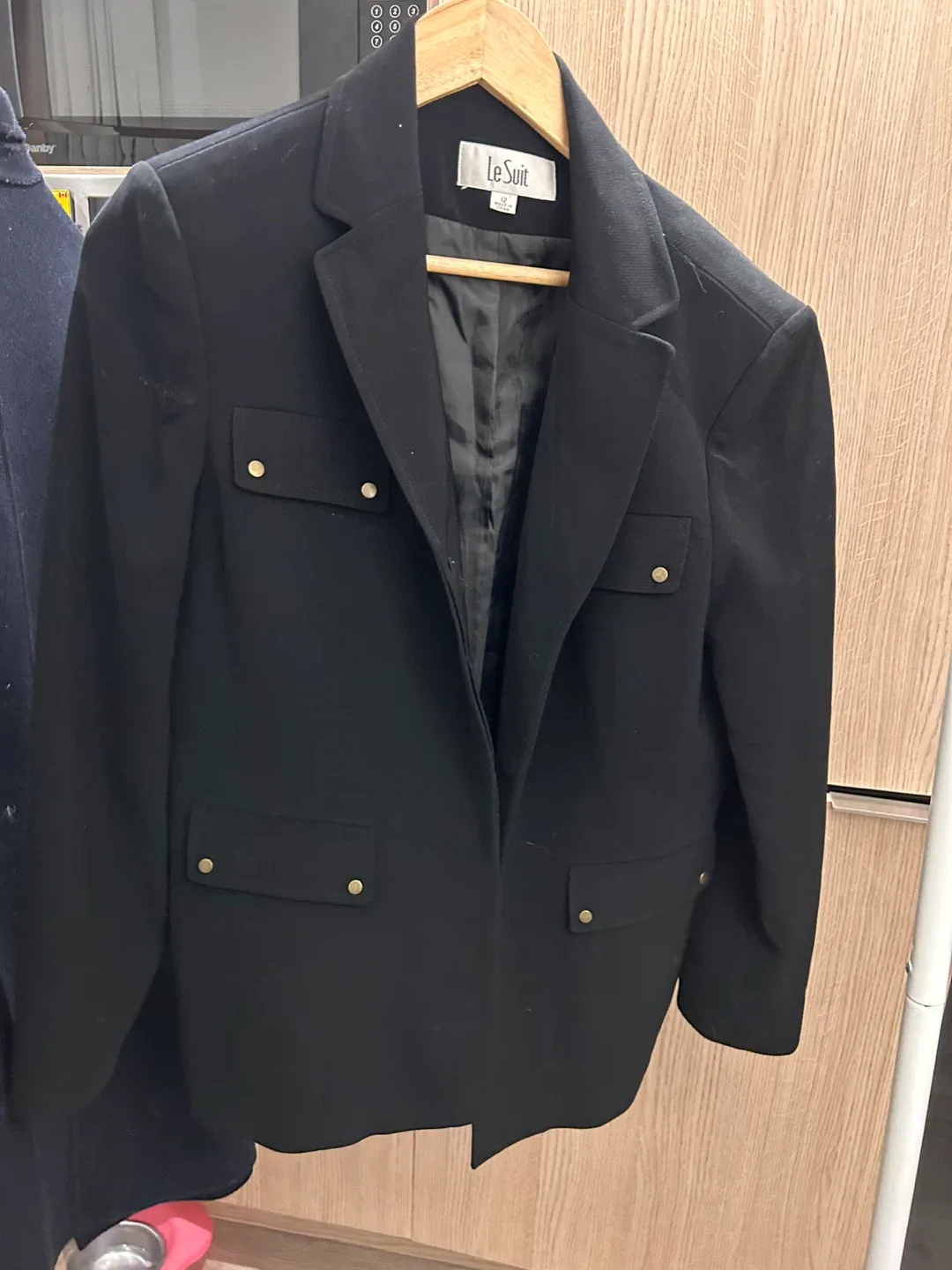 Le Suit Black Blazer - Size 12 thumbnail