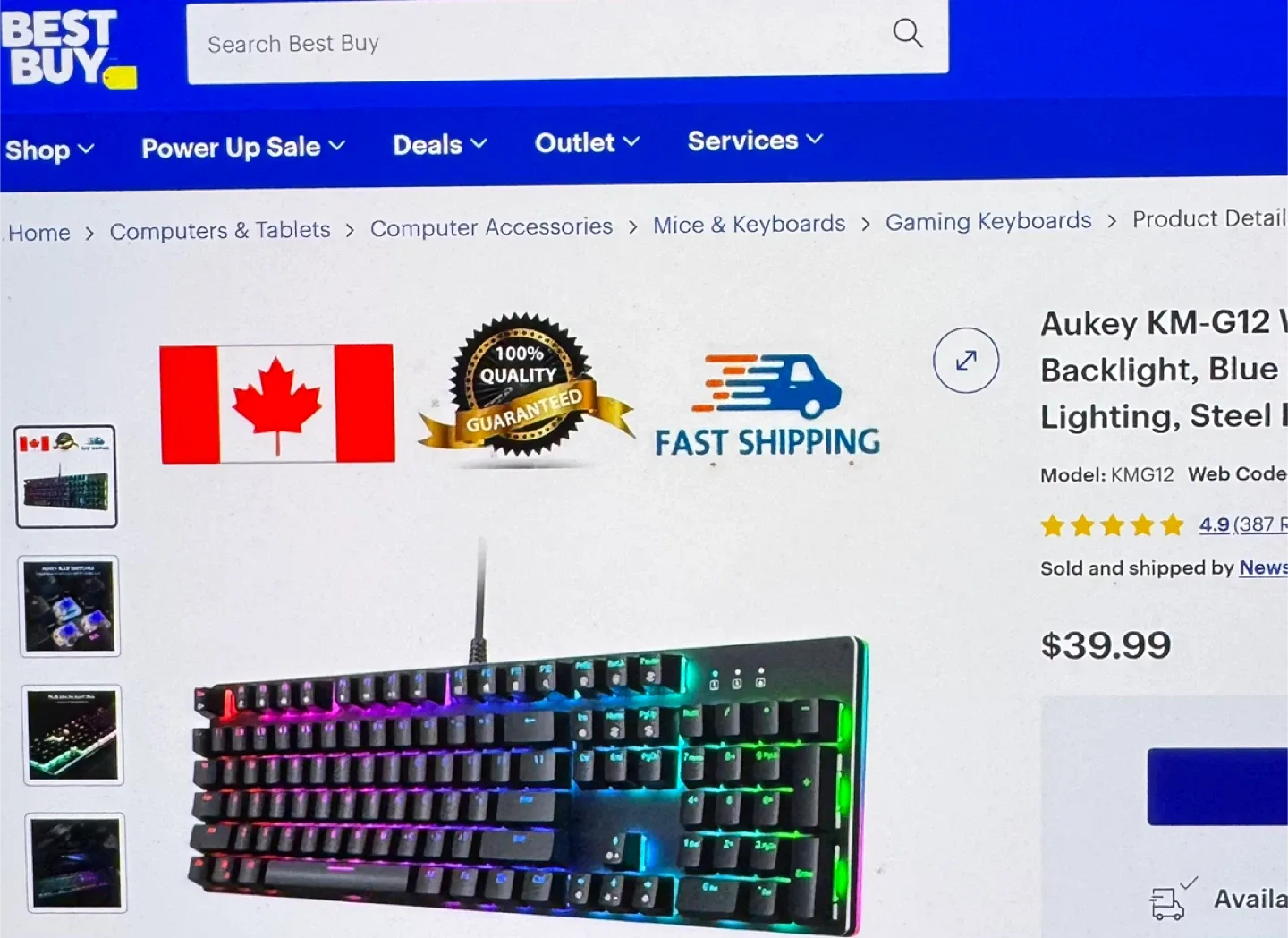 Brand New RGB Mechanical Keyboard *NEW* Excellent Quality image indicator(2)