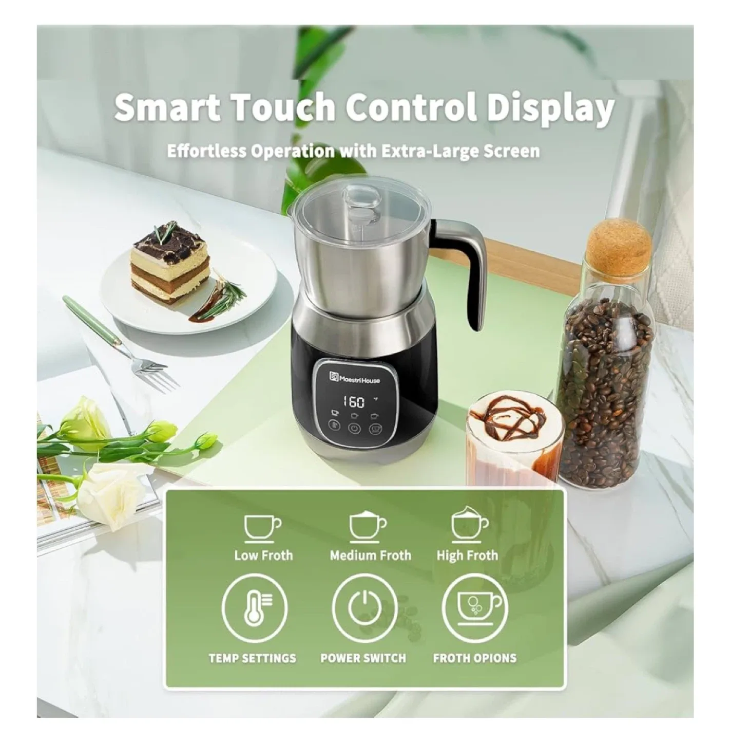 Maestri House Electric Milk Frother MMF-9304 image indicator(4)