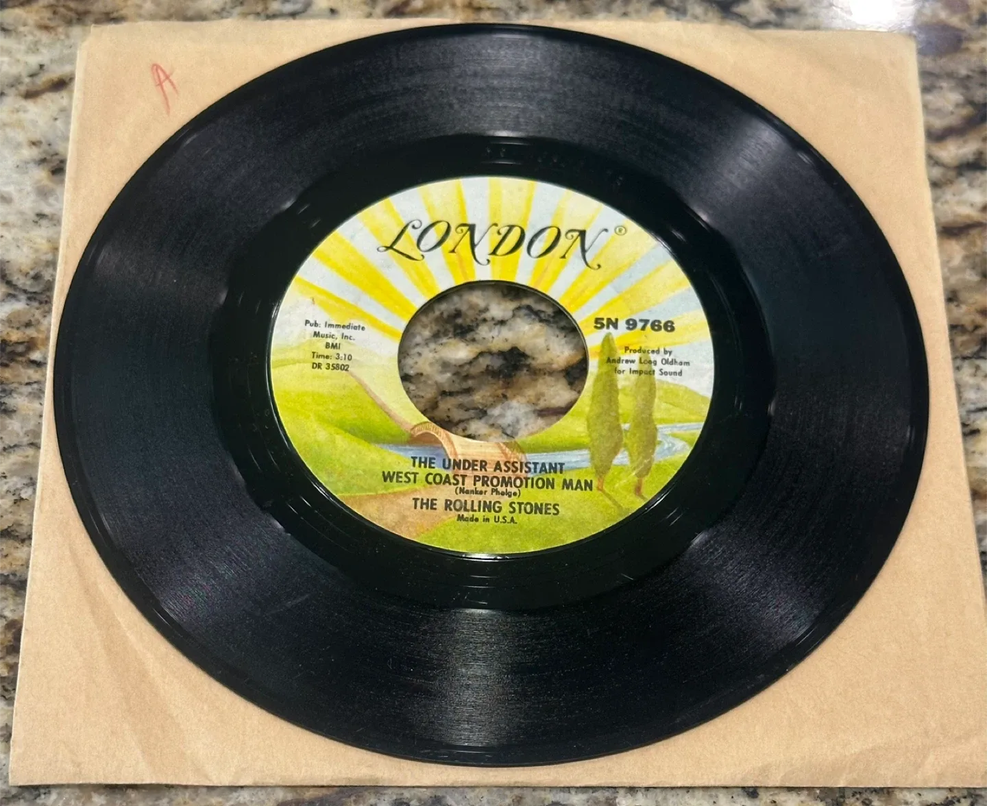 Rolling Stones - Satisfaction 7" 45 RPM Vinyl Record image indicator(2)