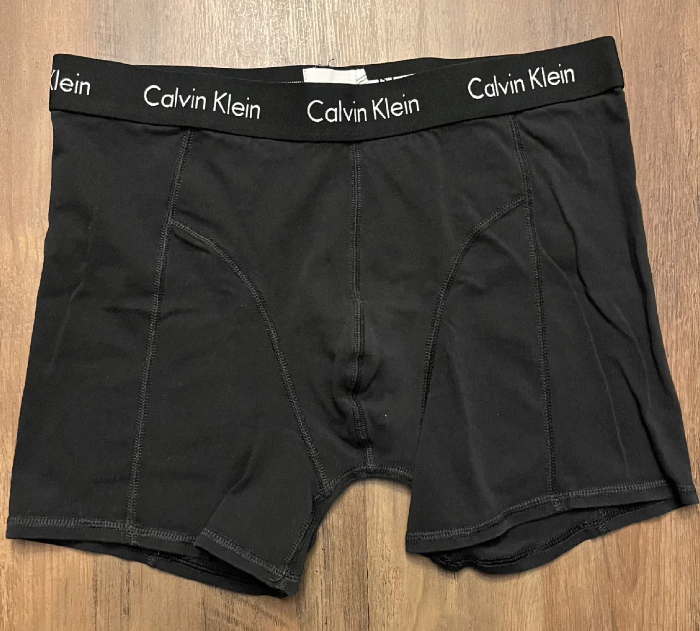 Calvin Klein Black Men's Boxer Briefs - Size L thumbnail