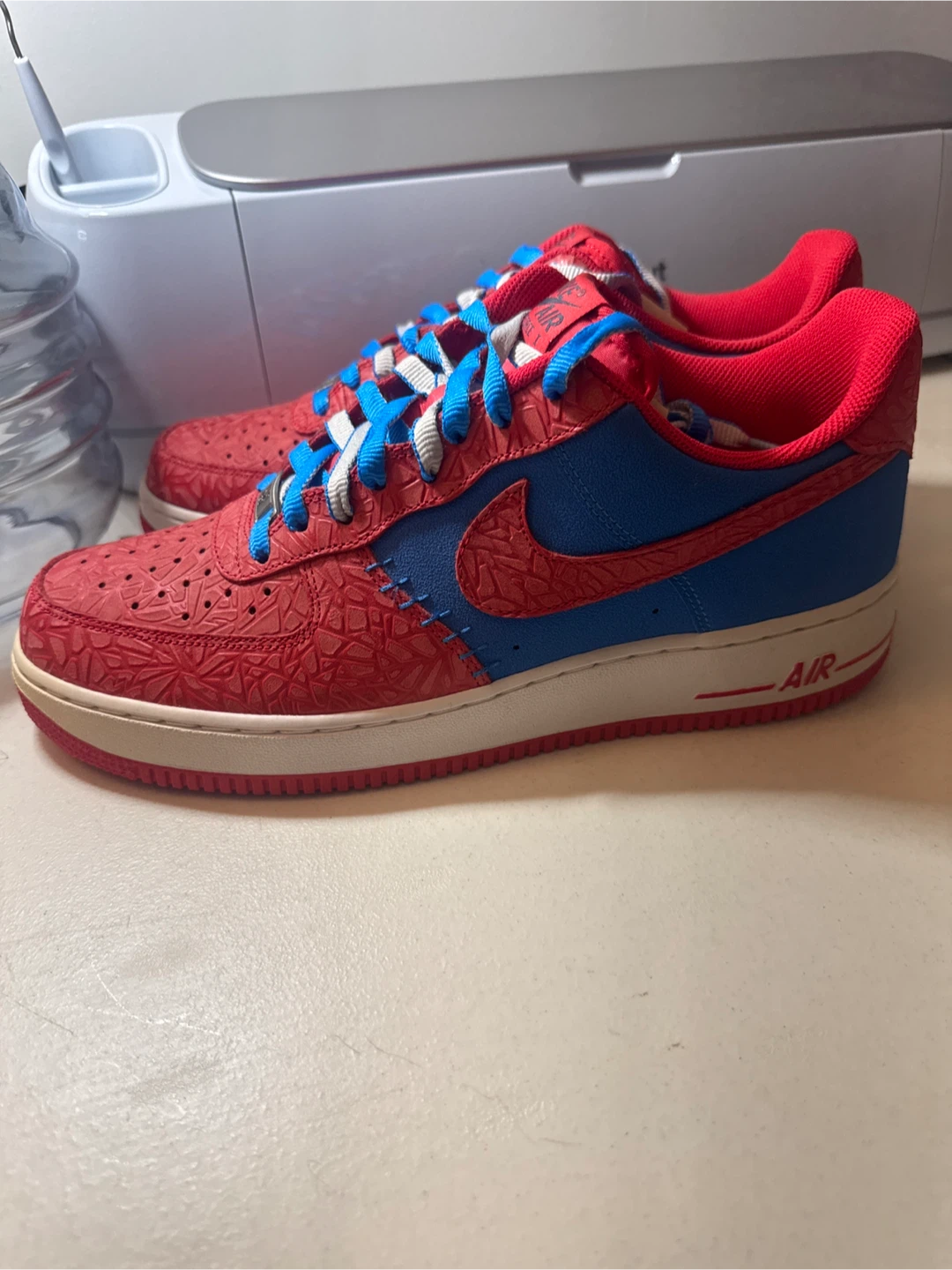 Nike Air Force 1 Red/Blue - Size 10.5 - photo 2