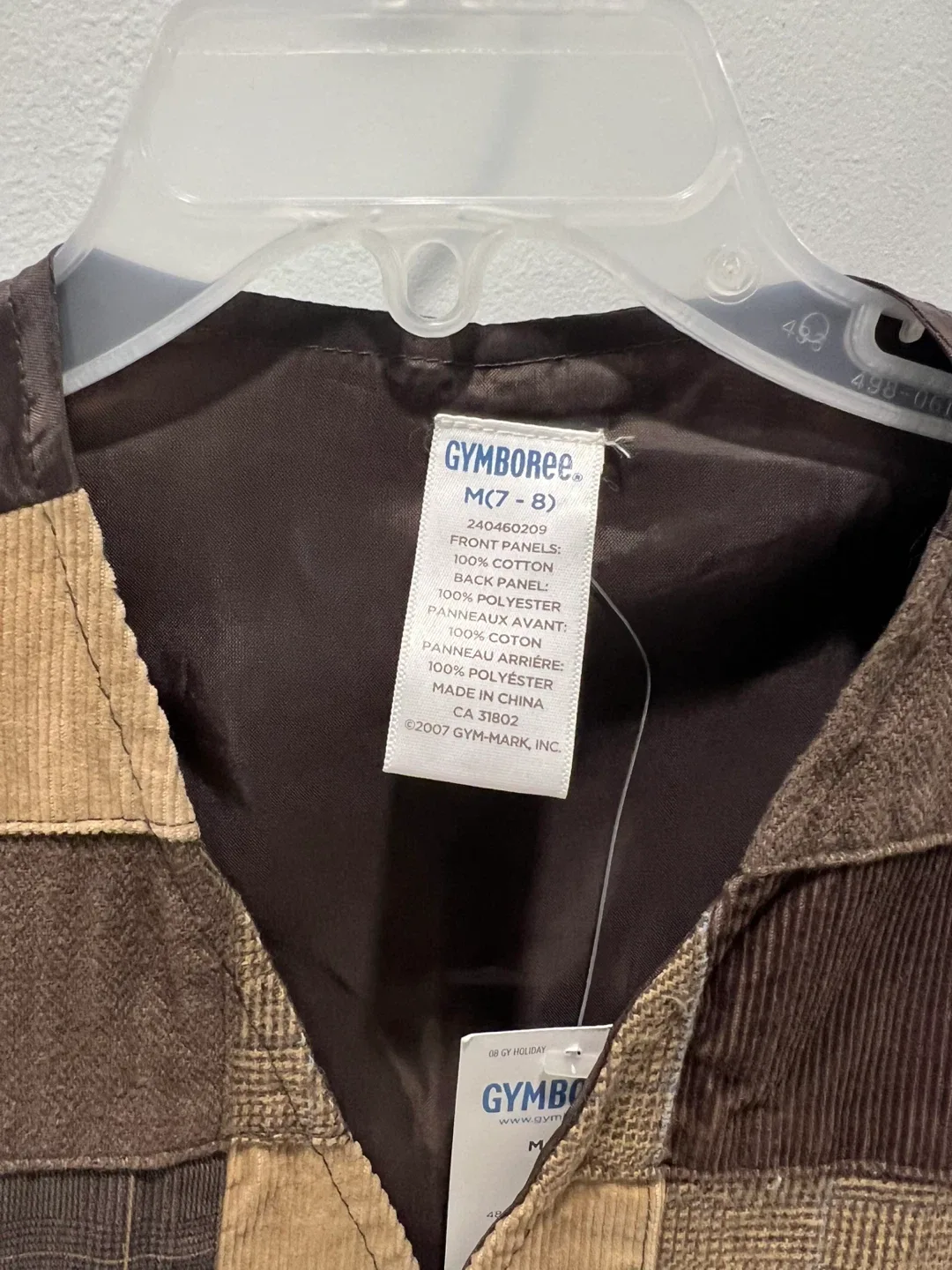 Gymboree Boys Vest - Size M (7-8) image indicator(3)