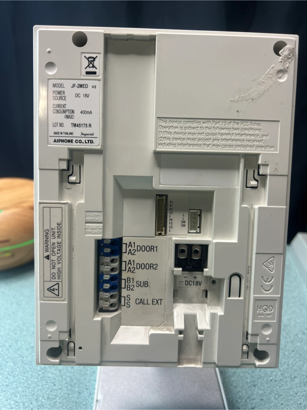 Aiphone JF-2MED Video Intercom System - photo 2