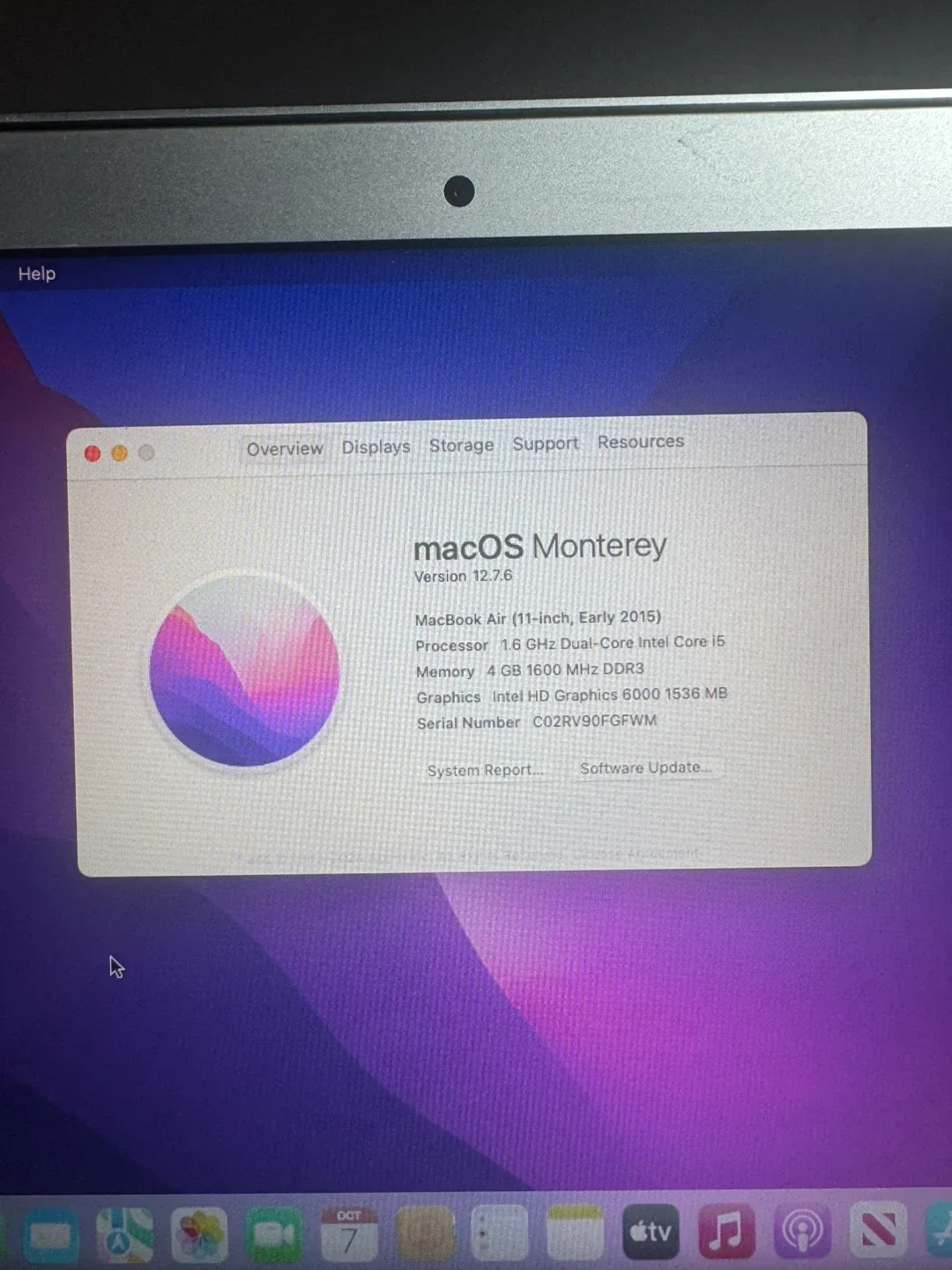 MacBook Air 11-inch Early 2015 image indicator(3)