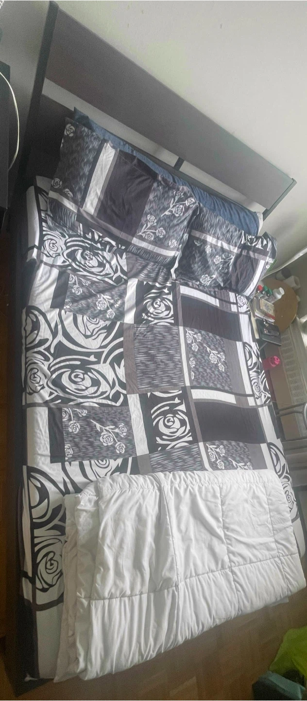 Bed frame and mattress