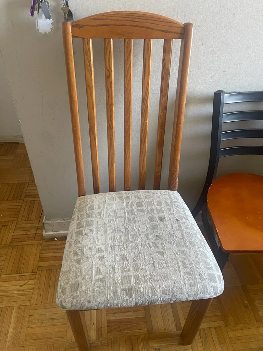 Wooden Dining Chairs - Set of Two