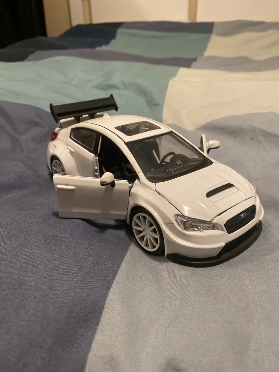 White Subaru WRX Diecast Model Car image indicator(5)