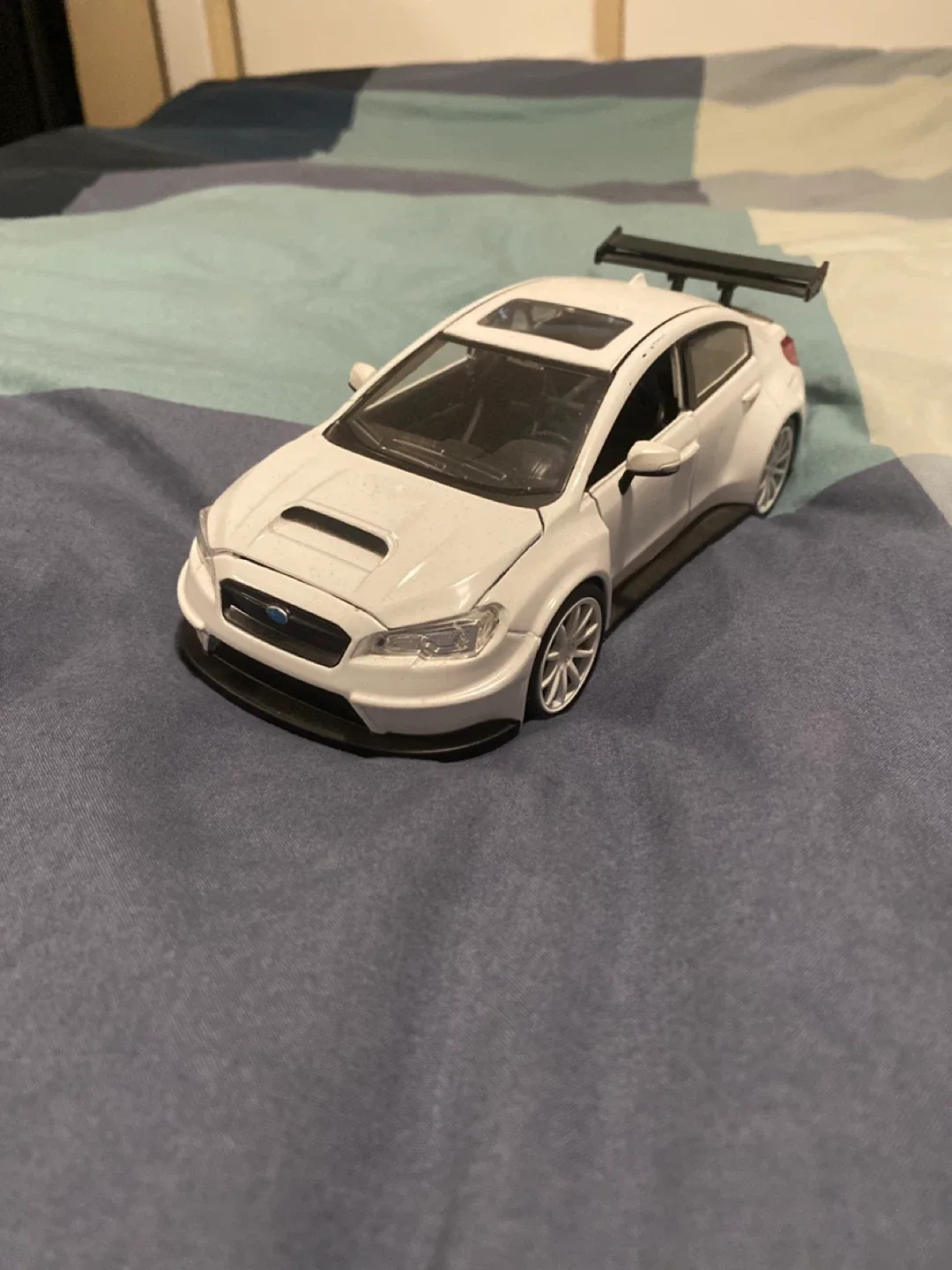 White Subaru WRX Diecast Model Car image indicator(2)