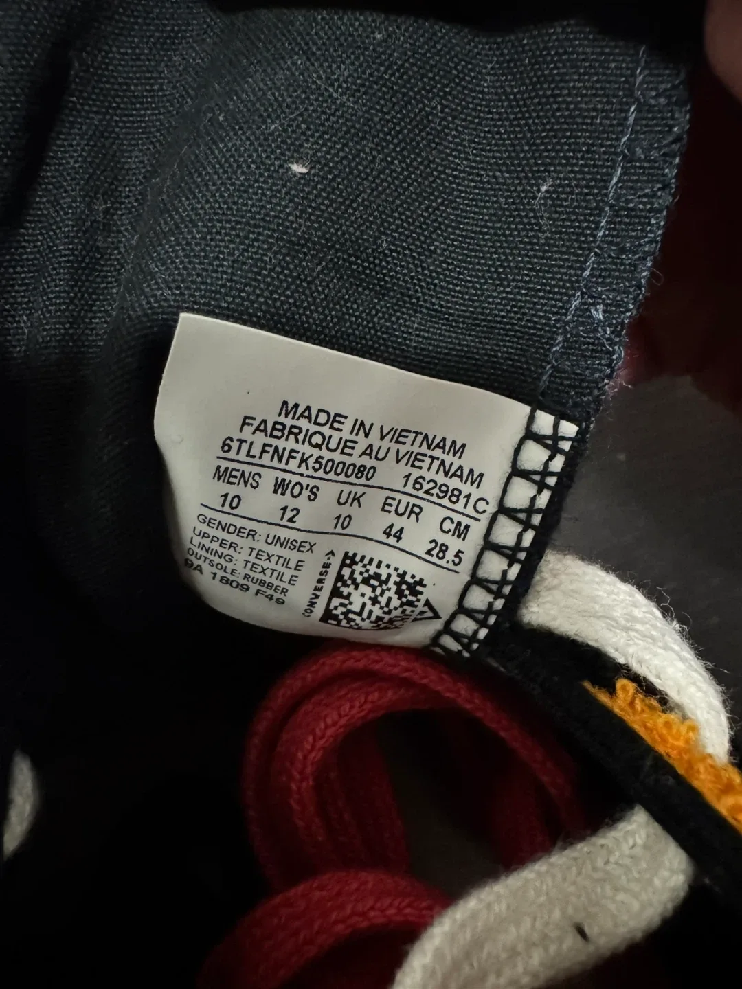 Converse Chuck Taylor All Star 70 Ox Undefeated  (10us mens) image indicator(6)