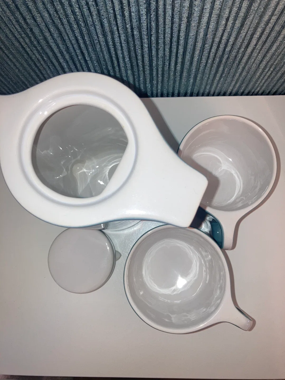 Mid Century Modern MCM retro inspired Coffee Pot & Cups Set image indicator(3)